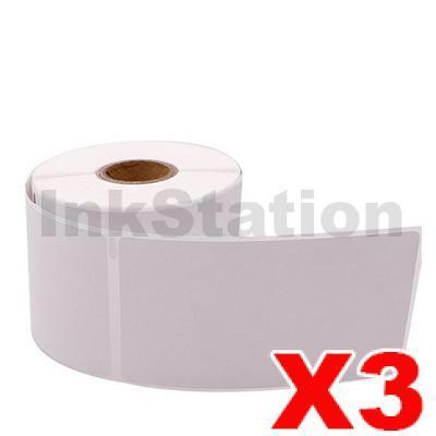 3 x Dymo SD30256 / S0719190 Compatible White Label Roll 59mm (W) x 102mm (H)  - 300 labels per roll