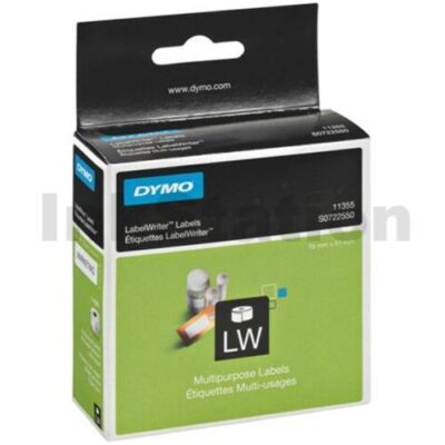 Dymo SD11355 / S0722550 Genuine White Label Roll 19mm x 51mm - 500 labels per roll