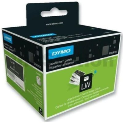 Dymo SD30374 / S0929100 Genuine Non-Adhesive White Name Badge 51mm x 89mm - 300 labels per roll