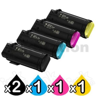 5 Pack Compatible Fuji Xerox DocuPrint CP505d Toner Cartridges CT203045 - CT203048 [2BK,1C,1M,1Y]