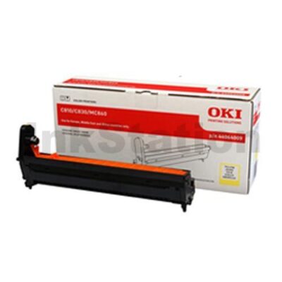 OKI C834 Genuine Yellow Drum Unit 46857509 - 30,000 pages