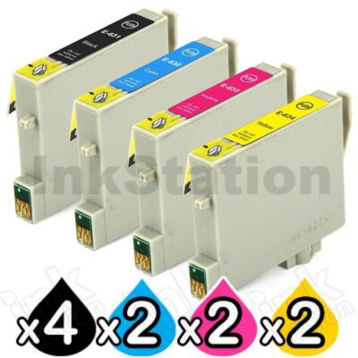 10 Pack Compatible Epson T0631-T0634 series [4BK,2C,2M,2Y]