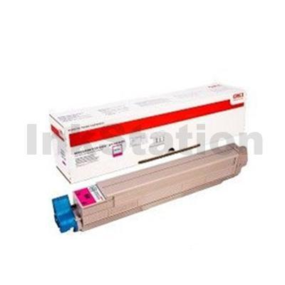 Oki Genuine C910 Magenta Toner Cartridge - 15,000 pages (44036038)