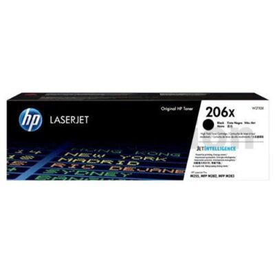 HP 206X W2110X Genuine Black High Yield Toner Cartridge - 3,150 pages