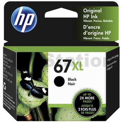HP 67XL Genuine Black High Yield Inkjet Cartridge 3YM57AA - 240 Pages
