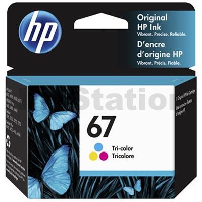 HP 67 Genuine Tri-Colour Inkjet Cartridge 3YM55AA - 100 Pages