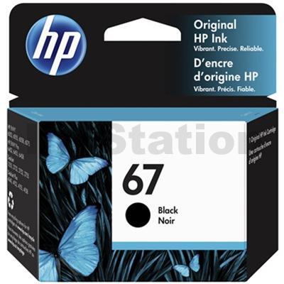 HP 67 Genuine Black Inkjet Cartridge 3YM56AA - 120 Pages