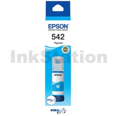 Genuine Epson T542 DURABRite EcoTank Cyan Ink Bottle C13T06A292