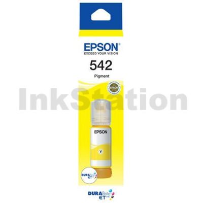 Genuine Epson T542 DURABRite EcoTank Yellow Ink Bottle C13T06A492