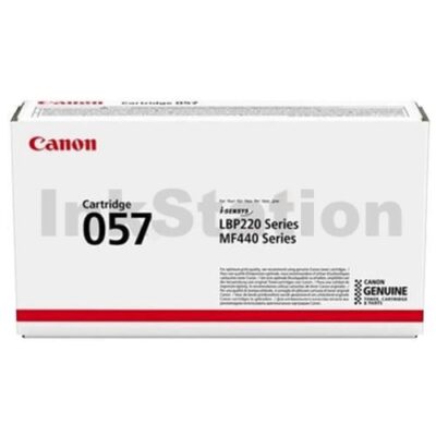 Canon CART-057 Black Genuine Toner Cartridge - 3,100 pages