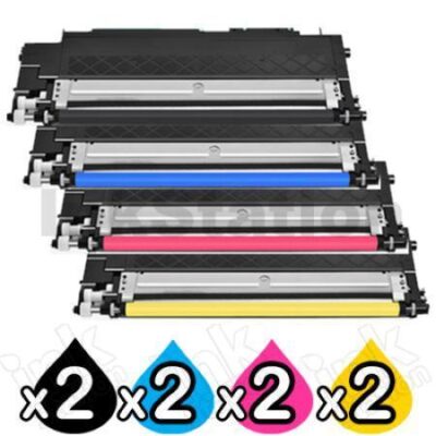 2 Sets of 4 Pack HP 119A W2090A-W2093A Compatible Toner Cartridges Combo [2BK,2C,2M,2Y]