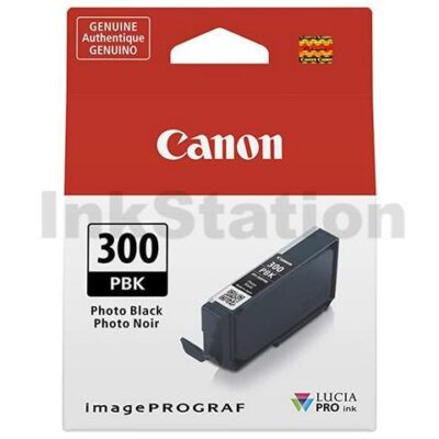 Genuine Canon PFI-300PBK Photo Black Ink Cartridge