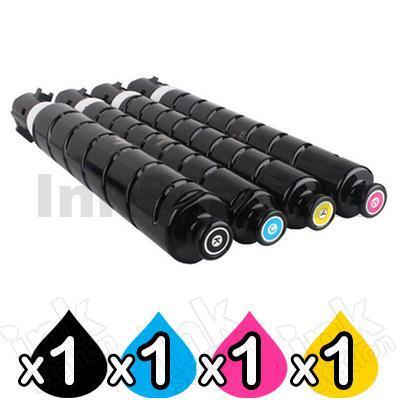 4 Pack Canon TG-67 Compatible Toner Combo [BK,C,M,Y]