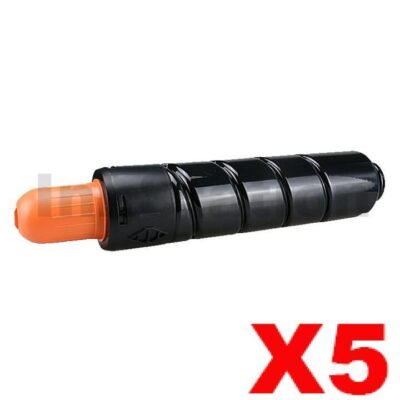 5 x Canon TG-61 (GPR-48) Compatible Black Toner Cartridge - 15,100 pages
