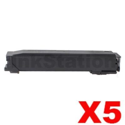 5 x Non-Genuine alternative for TK-5209K Black Toner Cartridge suitable for Kyocera Taskalfa 356CI - 18,000 pages