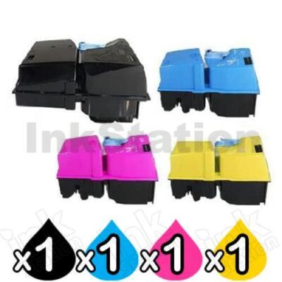 4 Pack Non-Genuine alternative for TK-825 Toner Cartridges suitable for Kyocera KMC-2520, KMC-2525, KMC-3225, KMC-3232, KMC-4035E [1BK,1C,1M,1Y]