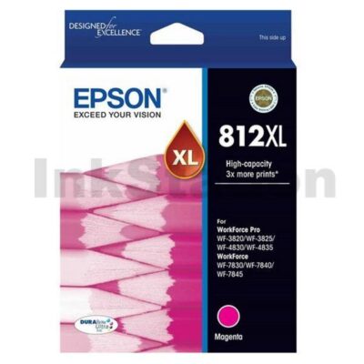Epson 812XL (C13T05E392) Genuine Magenta High Yield Ink Cartridge