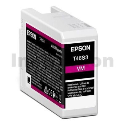 Epson T46S3 Vivid Magenta UltraChrome Pro10 Genuine Ink Cartridge 25ml C13T46S300