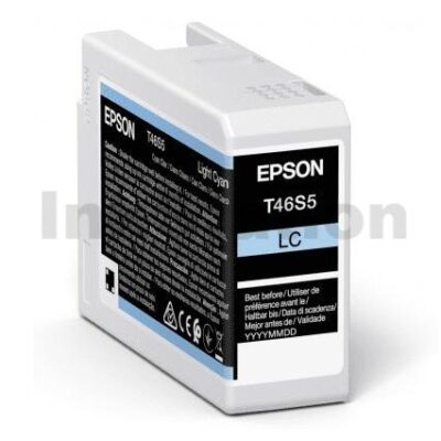 Epson T46S5 Light Cyan UltraChrome Pro10 Genuine Ink Cartridge 25ml C13T46S500
