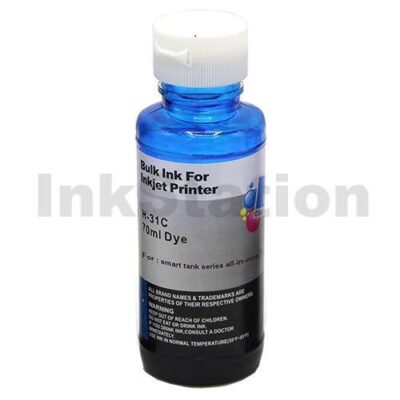 HP 31 Compatible Cyan Ink Bottle 1VU26AA - 70ml
