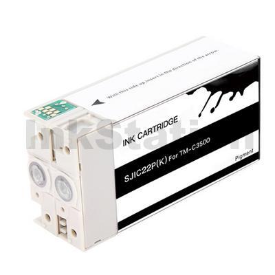 Epson SJIC22P(K) Black Compatible Ink Cartridge C33S020577 for TM-C3500