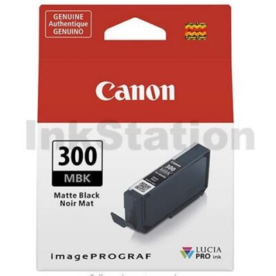 Genuine Canon PFI-300MBK Matte Black Ink Cartridge