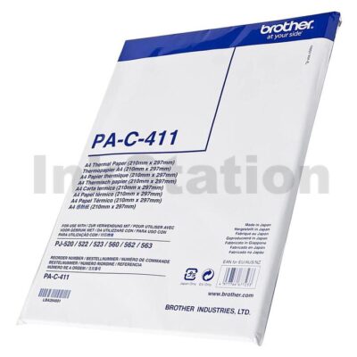 Genuine Brother PA-C-411 A4 Mobile Thermal Paper PAC411 - 100 sheets