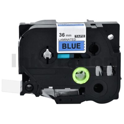 Brother TZe-561 Compatible 36mm Black Text on Blue Laminated Tape - 8 metres