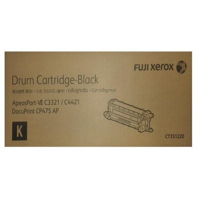 Genuine Fuji Xerox ApeosPort-VII C4421 / C3321, DocuPrint CP475 AP Black Drum Unit (CT351220) - 60,000 pages