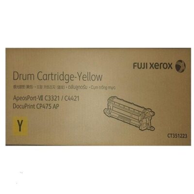 Genuine Fuji Xerox ApeosPort-VII C4421 / C3321, DocuPrint CP475 AP Yellow Drum Unit (CT351223) - 60,000 pages