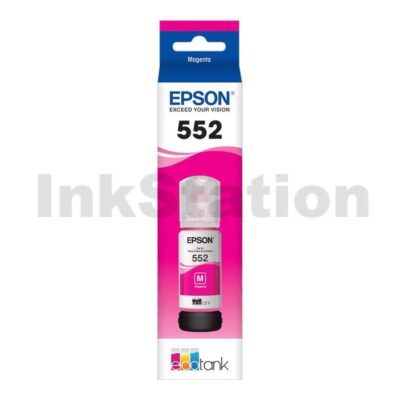 Genuine Epson T552 Claria EcoTank Magenta Ink Bottle C13T06W392