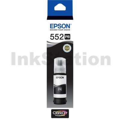 Genuine Epson T552 Claria EcoTank Photo Black Ink Bottle C13T06W192