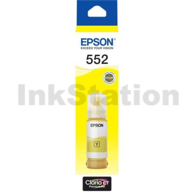Genuine Epson T552 Claria EcoTank Yellow Ink Bottle C13T06W492