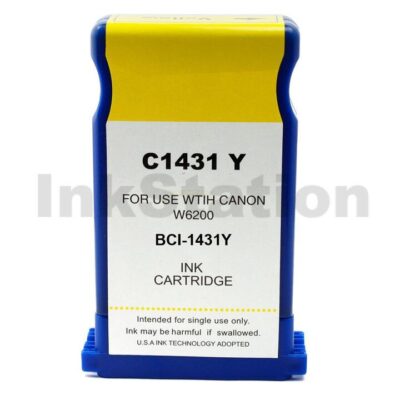 Compatible Canon BCI-1431Y Yellow Ink Cartridge - 130ML