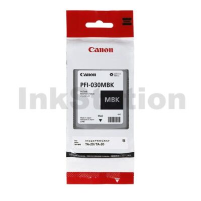 Genuine Canon PFI-030MBK Matte Black Ink Tank 55ml