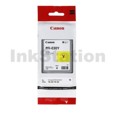 Genuine Canon PFI-030Y Yellow Ink Tank 55ml