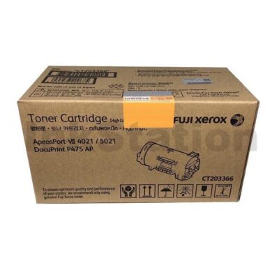 Genuine Fuji Xerox ApeosPort-VII P5021, DocuPrint P475 AP Black High Yield Toner Cartridge (CT203366) - 24,300 pages