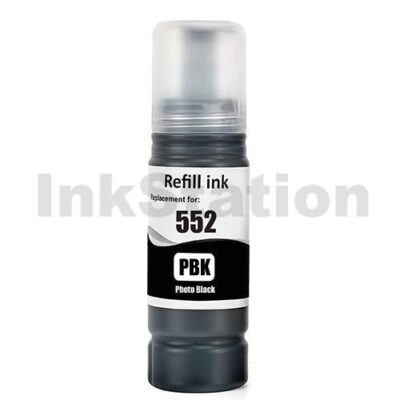 Compatible Epson T552 EcoTank Photo Black Ink Bottle C13T06W192