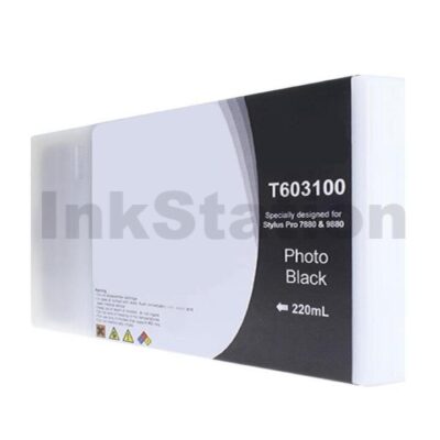 Compatible Epson T6031 Photo Black Ink Cartridge [C13T603100]
