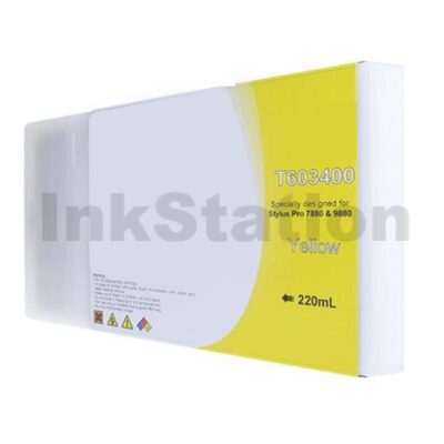 Compatible Epson T6034 Yellow Ink Cartridge [C13T603400]
