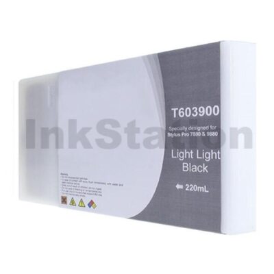 Compatible Epson T6039 Light Light Black Ink Cartridge [C13T603900]