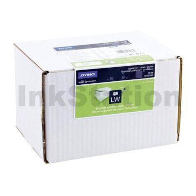 Dymo Single SD99010 / S0722370 Genuine White Label Roll 28mm x 89mm (S0722360) 130 labels per roll [Value Pack of 24 Rolls]