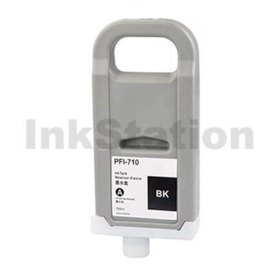 Canon PFI-710BK Black Compatible Ink Cartridge - 700ML