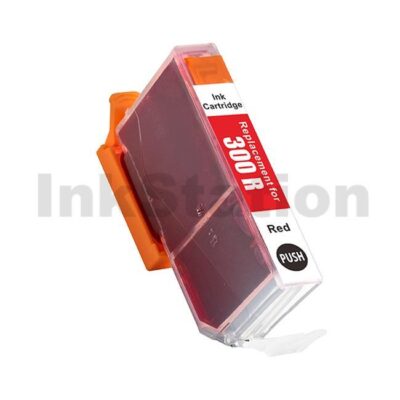 Compatible Canon PFI-300R Red Ink Cartridge