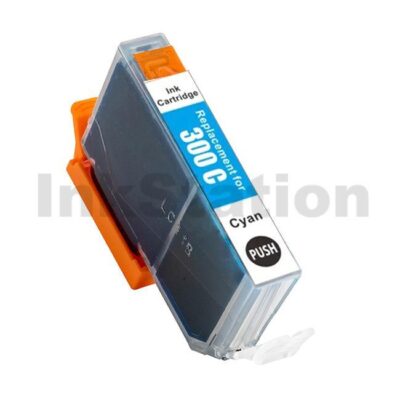 Compatible Canon PFI-300C Cyan Ink Cartridge