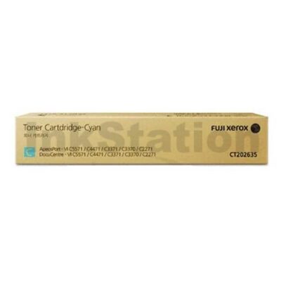 Fuji Xerox DocuCentre-VI C5571, C7771 Genuine Cyan Toner Cartridge - 18,500 pages (CT202635)