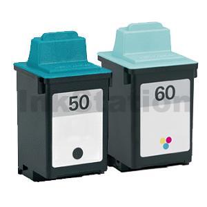Lexmark No.50 + No.60 (17G0050 + 17G0060) Compatible Ink Cartridges Combo [1BK,1CL]