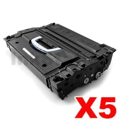 5 x HP C8543X (43X) Compatible Black Toner Cartridge - 30,000 Pages
