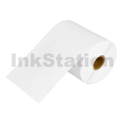 1 Roll Brother RD-S01C2 Compatible Black Text on White Label Roll Continuous 102mm x 42.8m