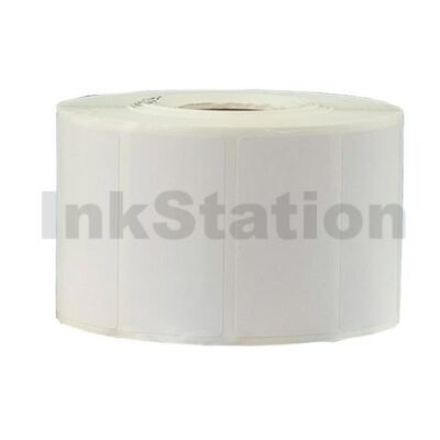 1 Roll Brother RD-S05C1 Compatible Black Text on White Die Cut Label Roll 51mm x 25mm - 1500 labels per roll